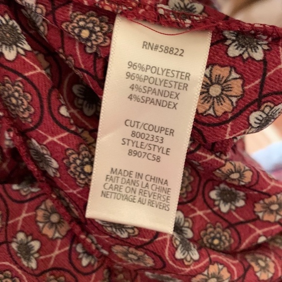 Max studio RUFFLE CREPE WRAP DRESS SIZE MEDIUM - Picture 8 of 8